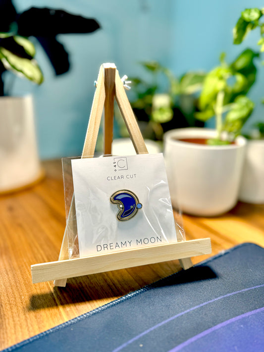 Dreamy Moon Enamel Pin
