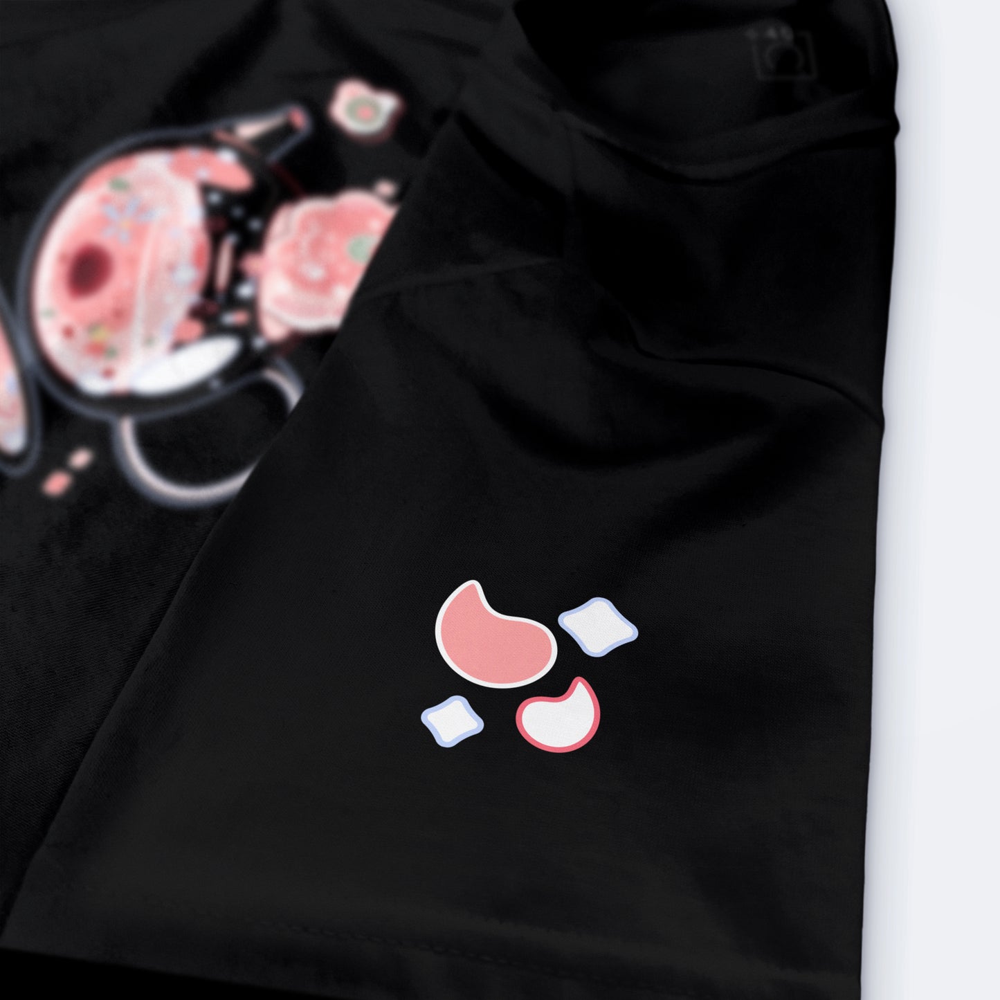 Cosmic Teapot T-Shirt in Black