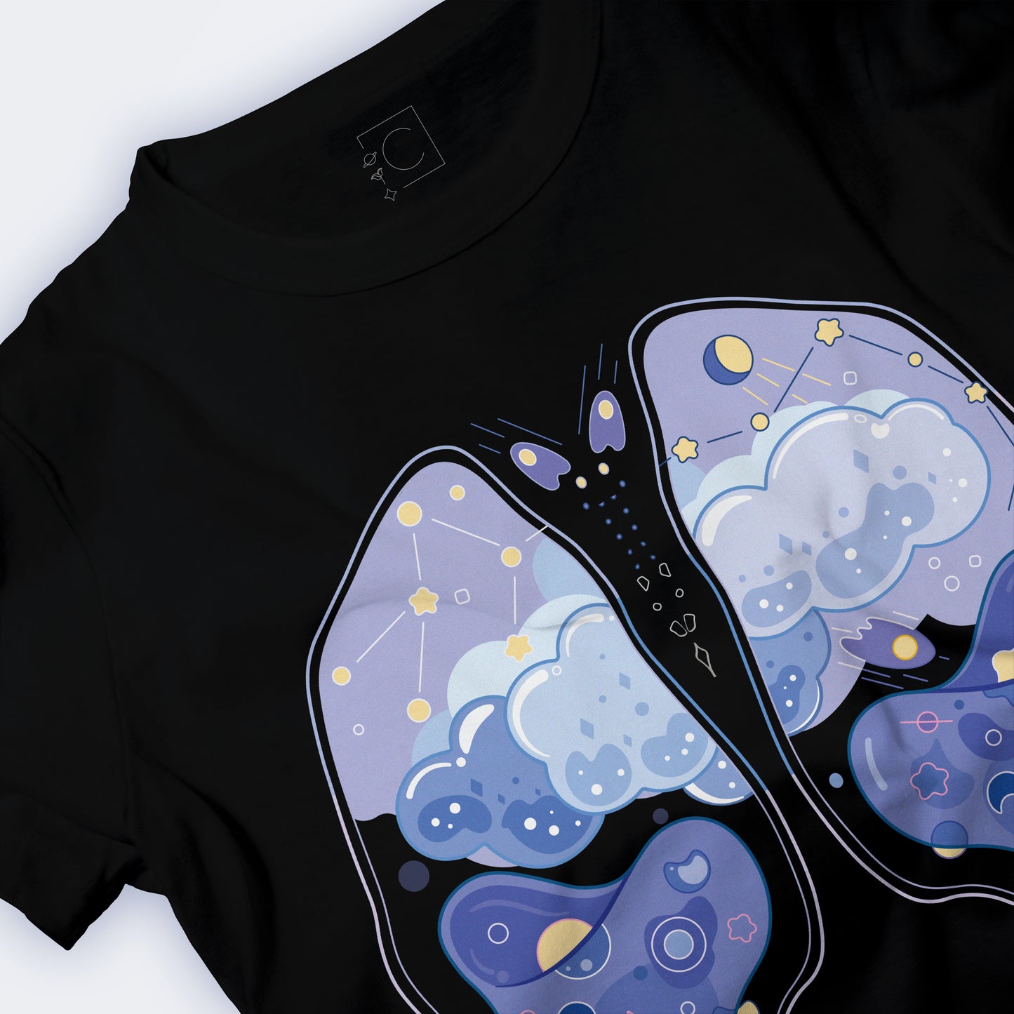 Dreamy Lungs T-Shirt in Black