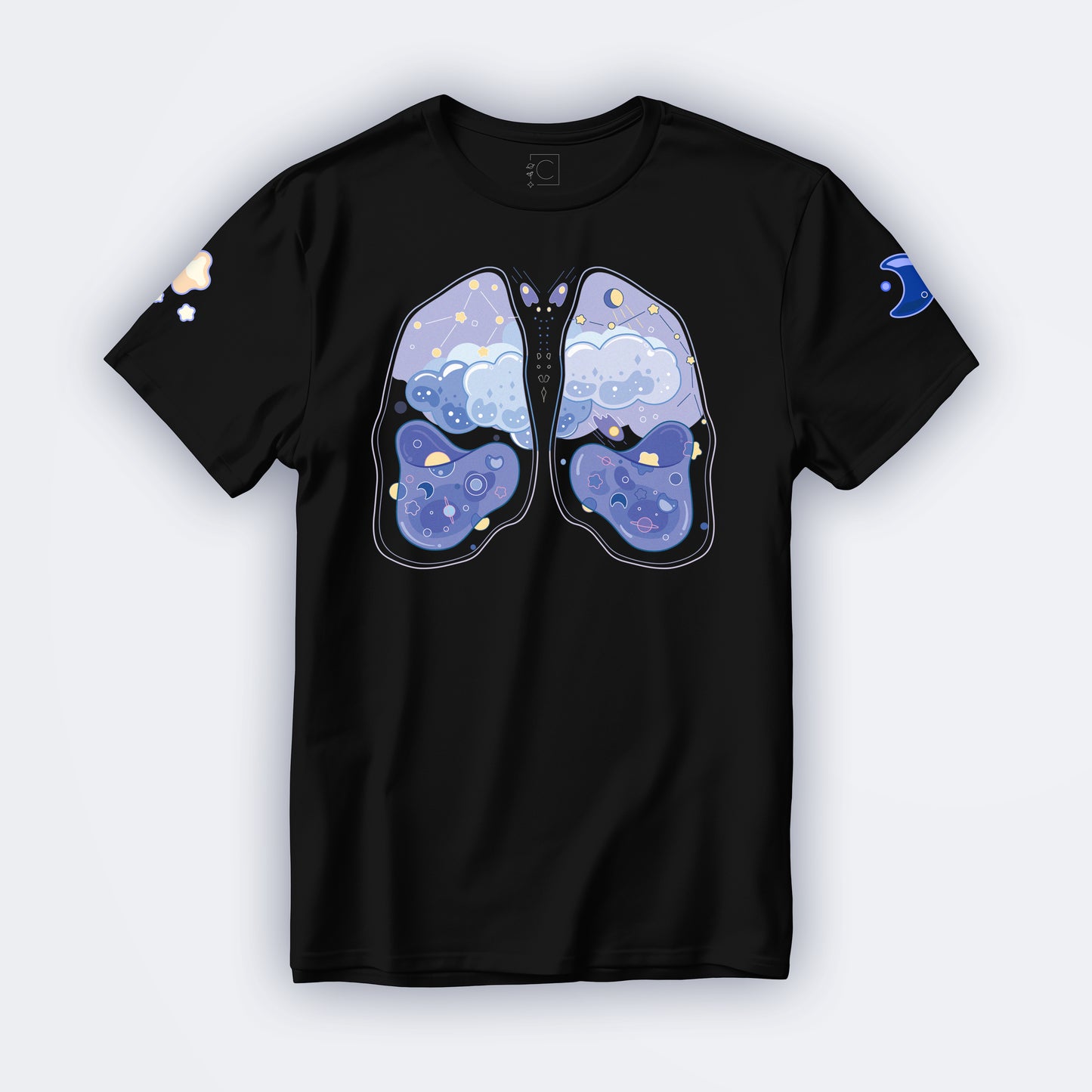 Dreamy Lungs T-Shirt in Black