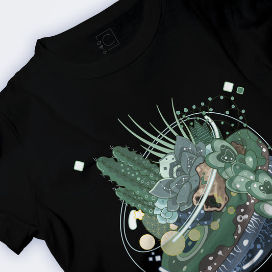 Magic Terrarium T-Shirt in Black