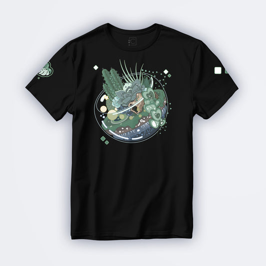 Magic Terrarium T-Shirt in Black