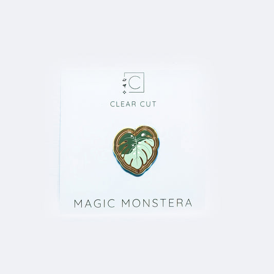Magic Monstera Enamel Pin