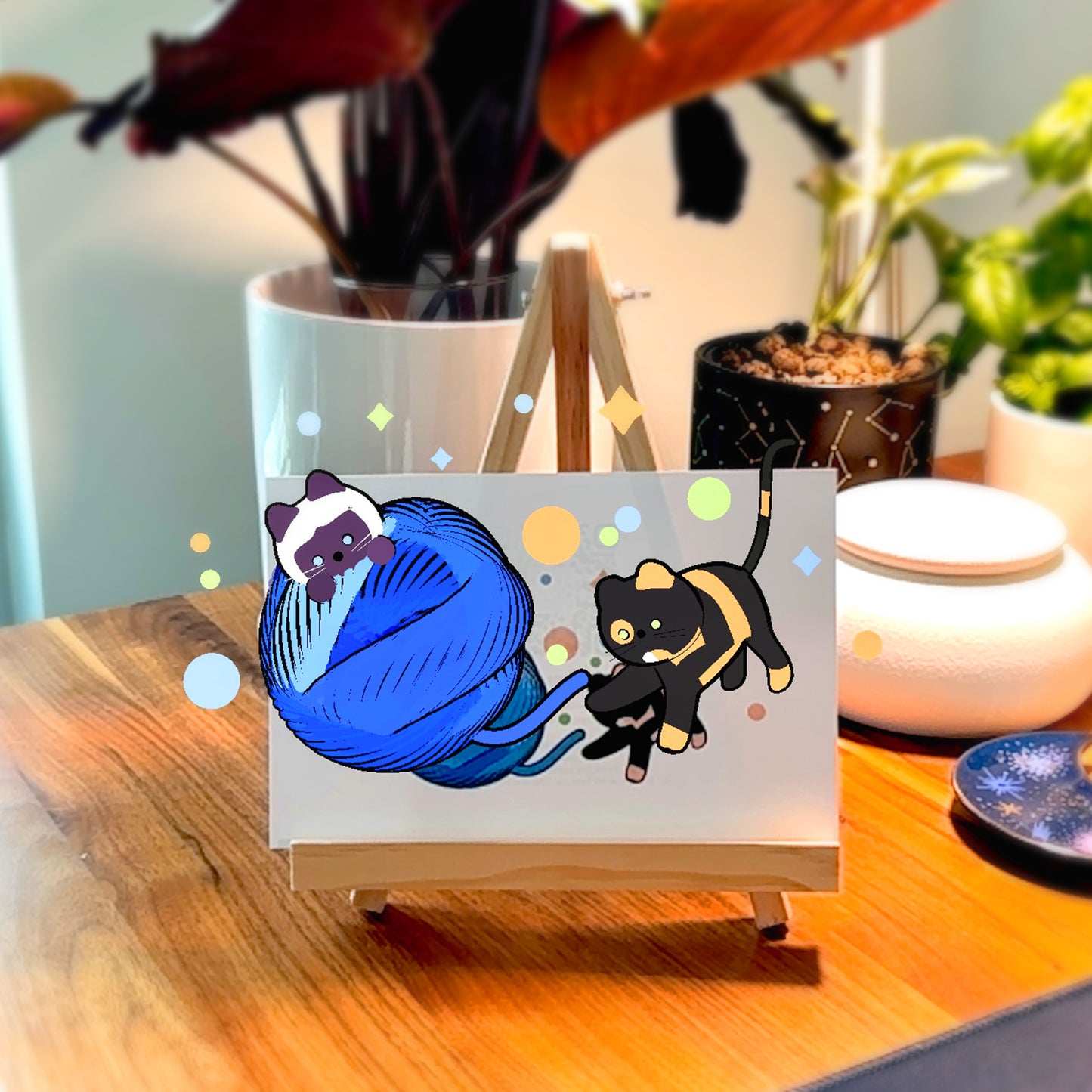 Moon and Marble AR Print